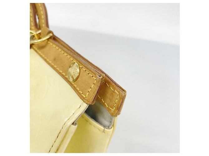 Louis Vuitton Vernis Roxbury Drive Handtasche Weiß - Ansicht 8