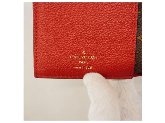 Cartera Compacta Louis Vuitton Monogram Pallas en Cerise Fucsia - vista 4