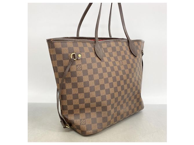 Borsa Tote Louis Vuitton Damier Neverfull MM N51105 Ebene Damier ebene - vista 2