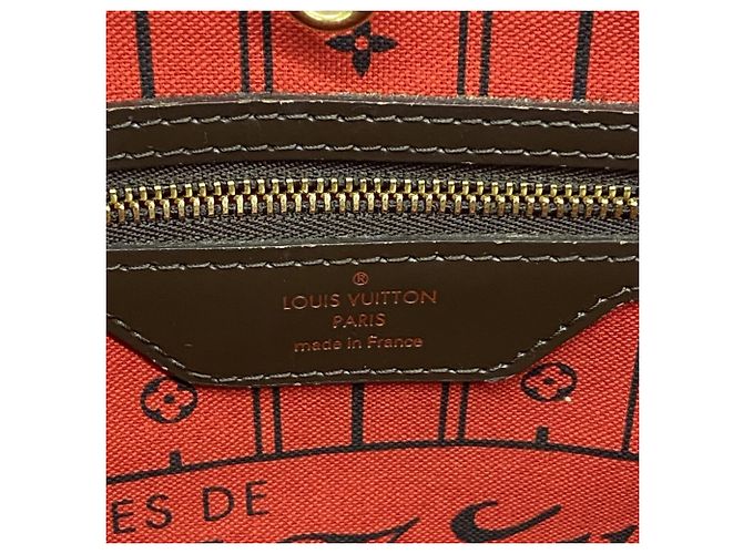 Borsa Tote Louis Vuitton Damier Neverfull MM N51105 Ebene Damier ebene - vista 5