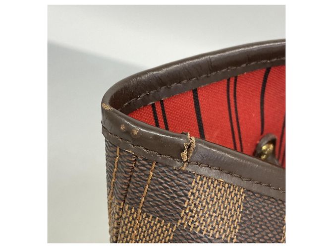 Borsa Tote Louis Vuitton Damier Neverfull MM N51105 Ebene Damier ebene - vista 6