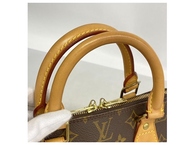 Borsa Louis Vuitton Alma Monogram Marrone - vista 7