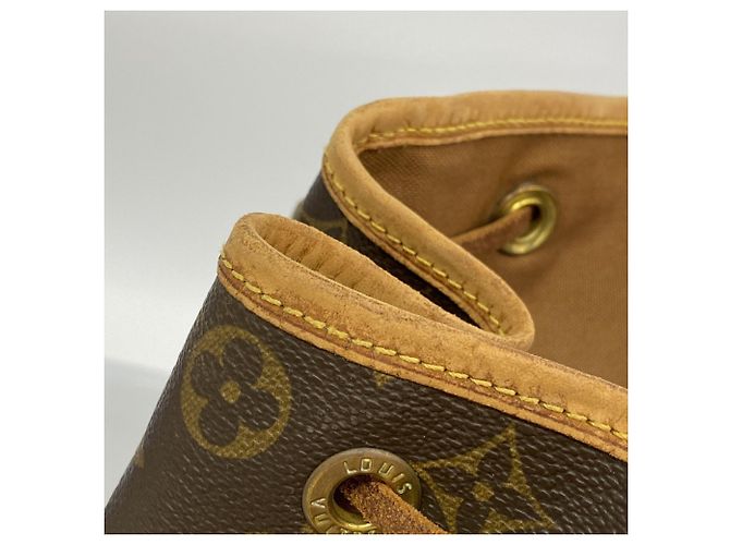 Zaino Louis Vuitton Monogram Montsouris GM Marrone - vista 10