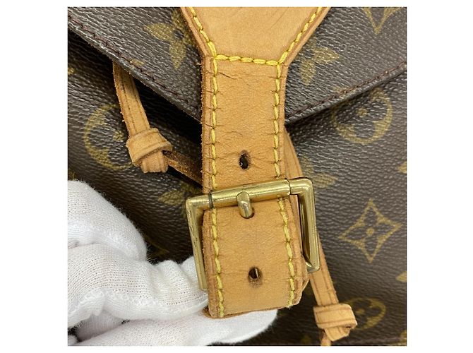 Zaino Louis Vuitton Monogram Montsouris GM Marrone - vista 14