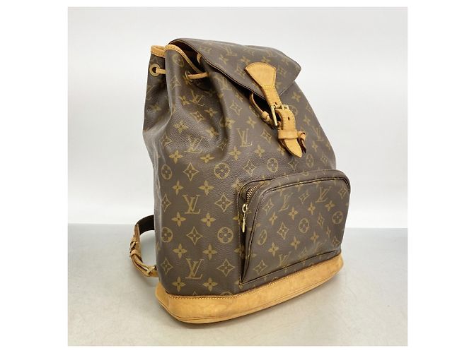 Zaino Louis Vuitton Monogram Montsouris GM Marrone - vista 2