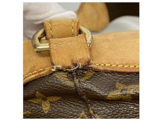 Zaino Louis Vuitton Monogram Montsouris GM Marrone - vista 7
