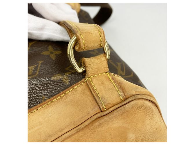 Zaino Louis Vuitton Monogram Montsouris GM Marrone - vista 8