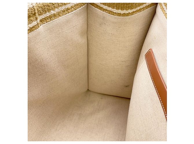 Triomphe Céline Celine Canvas Tote Bag in Elfenbein Roh - Ansicht 9