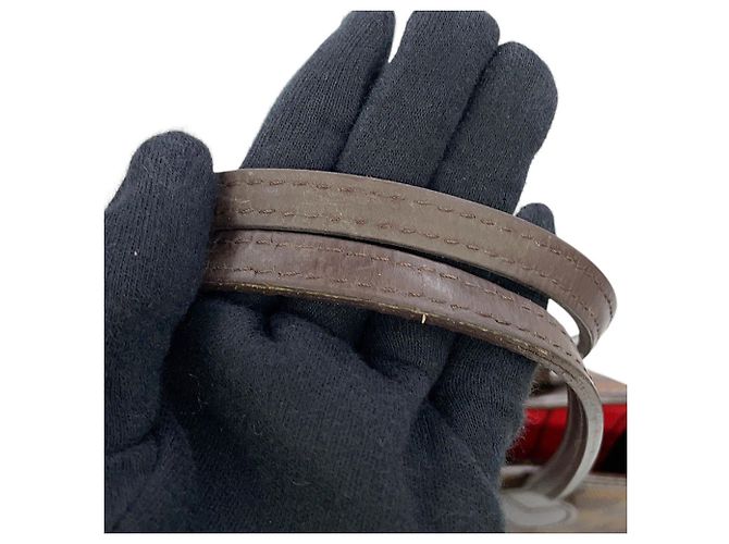 Borsa Tote Louis Vuitton Damier Ebene Neverfull PM Rosso - vista 12