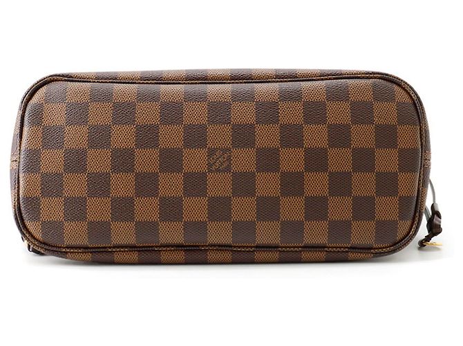 Borsa Tote Louis Vuitton Damier Ebene Neverfull PM Rosso - vista 3