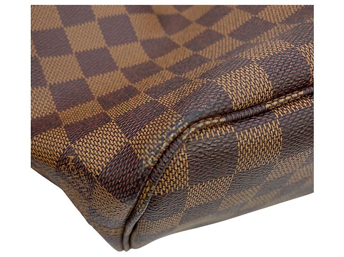 Borsa Tote Louis Vuitton Damier Ebene Neverfull PM Rosso - vista 6