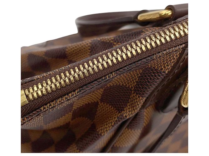 Borsa Louis Vuitton Damier Ebene Verona PM Rosso - vista 12