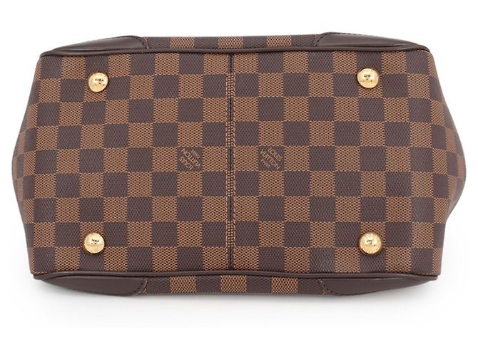Borsa Louis Vuitton Damier Ebene Verona PM Rosso - vista 3