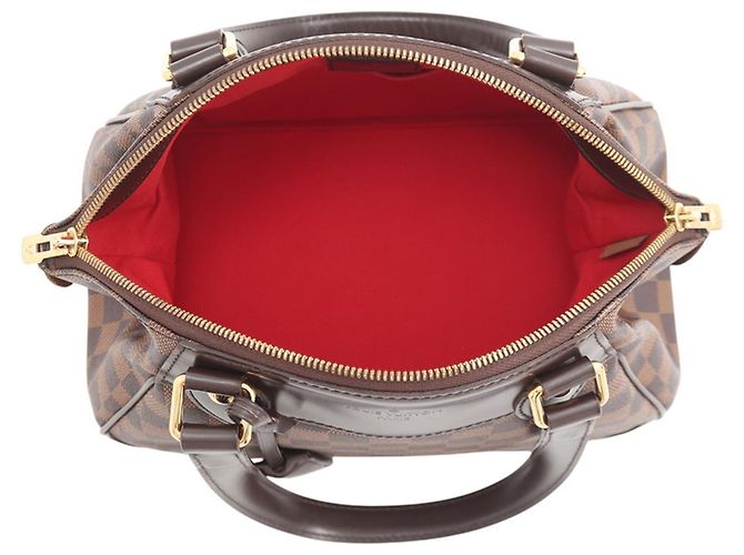 Borsa Louis Vuitton Damier Ebene Verona PM Rosso - vista 5