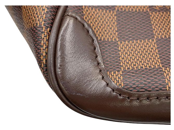 Borsa Louis Vuitton Damier Ebene Verona PM Rosso - vista 6