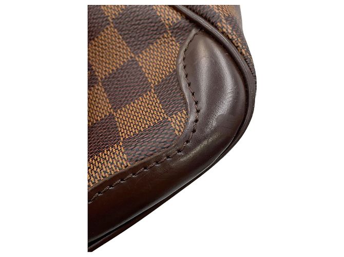 Borsa Louis Vuitton Damier Ebene Verona PM Rosso - vista 7