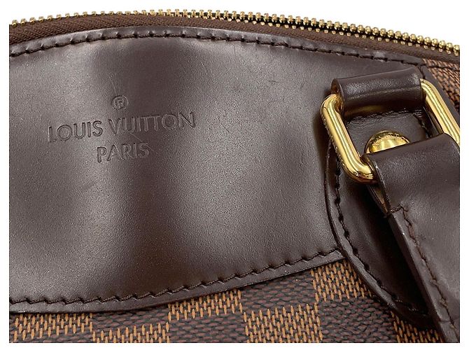 Borsa Louis Vuitton Damier Ebene Verona PM Rosso - vista 8