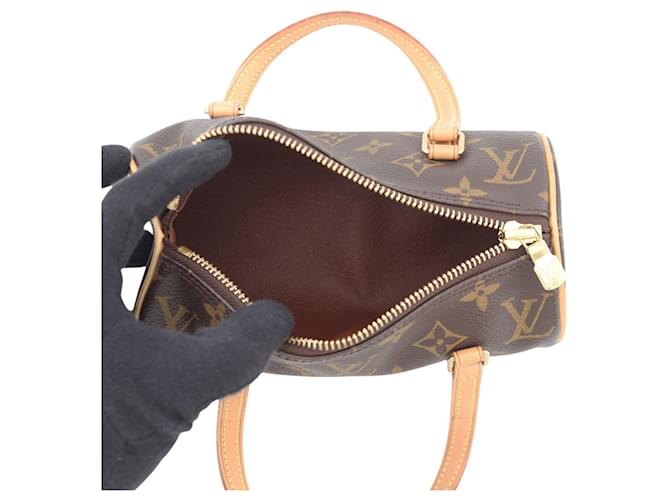 Borsa Louis Vuitton Monogram Mini Papillon Marrone - vista 5