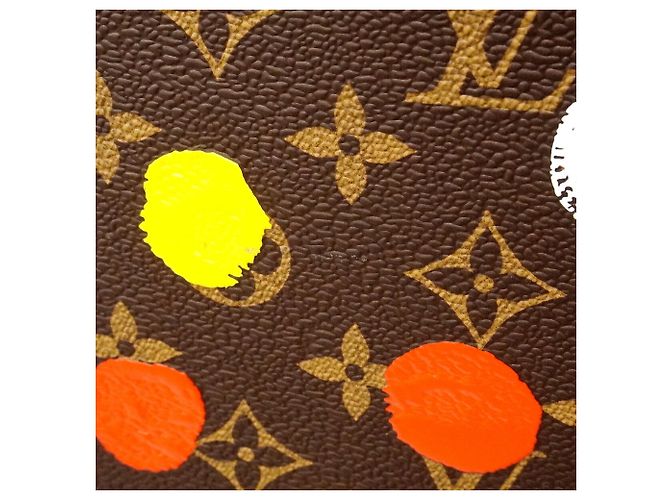 Borsa Tote Louis Vuitton Monogram Neverfull MM Marrone Multicolore - vista 6