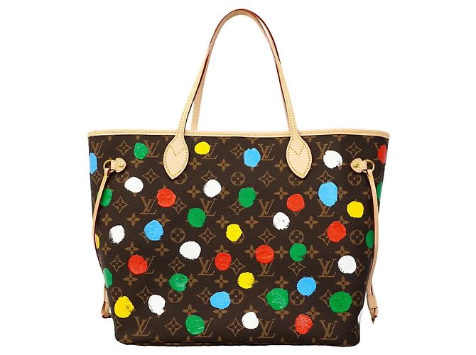 Borsa Tote Louis Vuitton Monogram Neverfull MM Marrone Multicolore - vista 8
