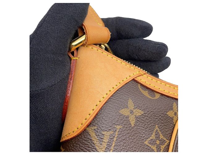 Borsa a spalla Louis Vuitton Monogram Thames PM Marrone - vista 6