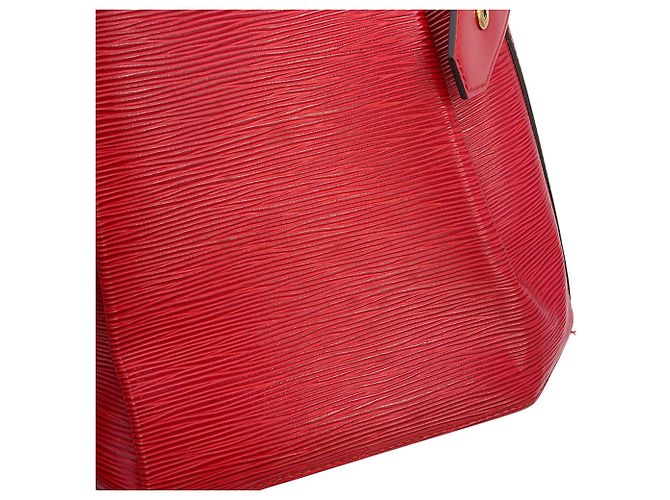 Borsa a Spalla Louis Vuitton Epi Sac Depaule PM Rosso - vista 6