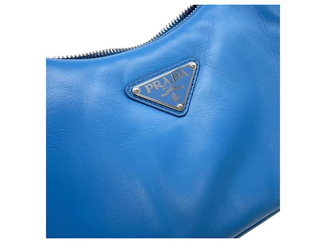 Borsa Prada Re-Edition 2005 Re-Nylon Blu chiaro - vista 7