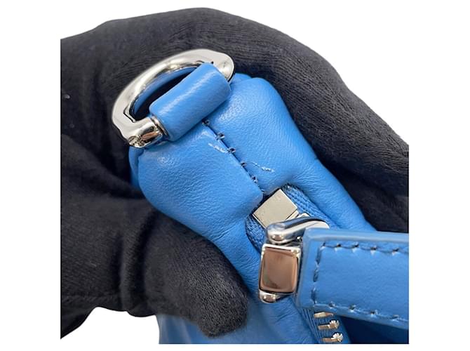 Borsa Prada Re-Edition 2005 Re-Nylon Blu chiaro - vista 9