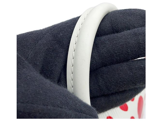 Cluny Borsa a tracolla in pelle Epi Louis Vuitton Bianco Rosso - vista 10