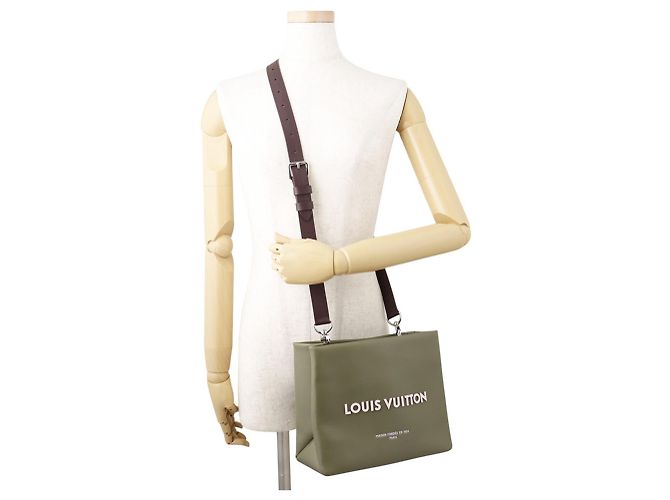 Borsa Tote Louis Vuitton Monogram Cachi Monogramma - vista 5