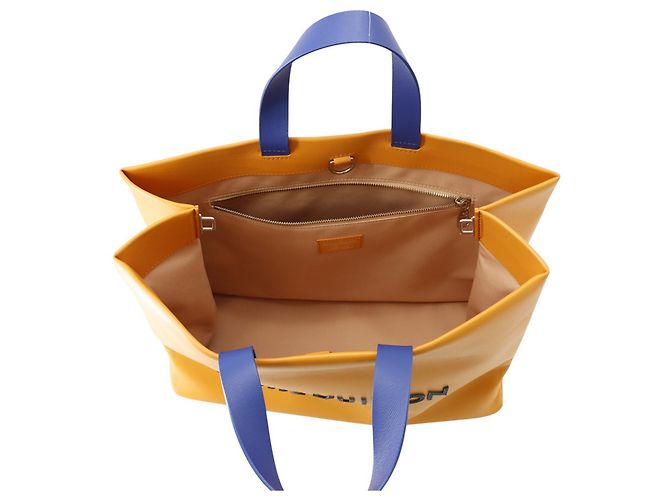 Borsa Tote in pelle zafferano Louis Vuitton D'oro - vista 6