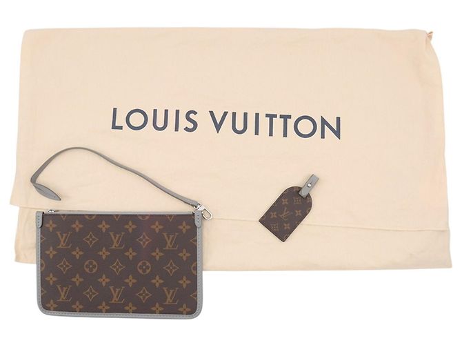 Borsa Louis Vuitton Carryall Vibe MM Marrone Multicolore - vista 17