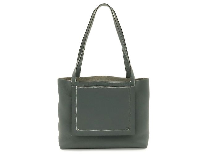 Hermès Hermes Cabasellier 31 Borsa Tote/Borsa a Spalla Blu - vista 2