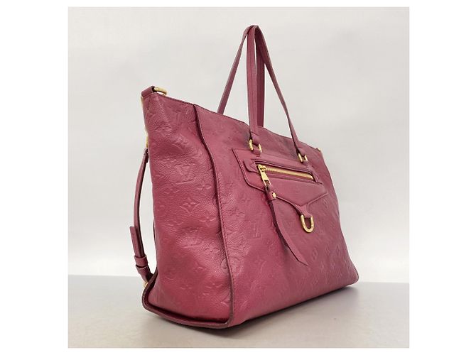 Borsa Louis Vuitton Monogram Empreinte Lumineuse PM Rosa - vista 2