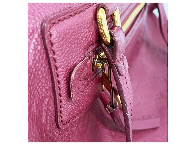 Borsa Louis Vuitton Monogram Empreinte Lumineuse PM Rosa - vista 7
