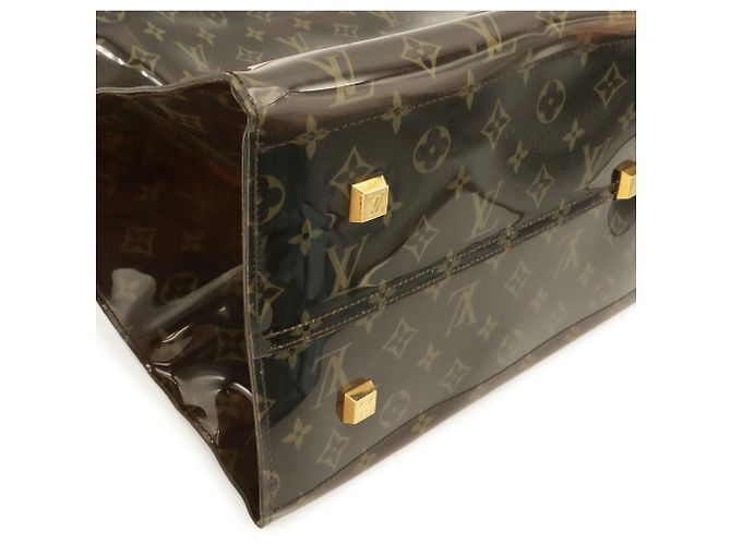 Borsa Tote Louis Vuitton Monogram Vinyl Cabas Cruise Marrone - vista 4