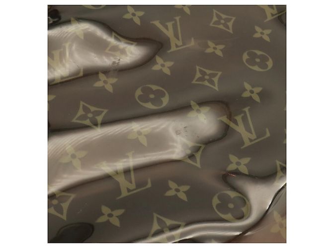 Borsa Tote Louis Vuitton Monogram Vinyl Cabas Cruise Marrone - vista 5