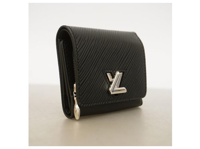 Louis Vuitton Noir Tri-fold Wallet Schwarz - Ansicht 2