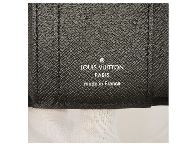 Louis Vuitton Noir Tri-fold Wallet Schwarz - Ansicht 5