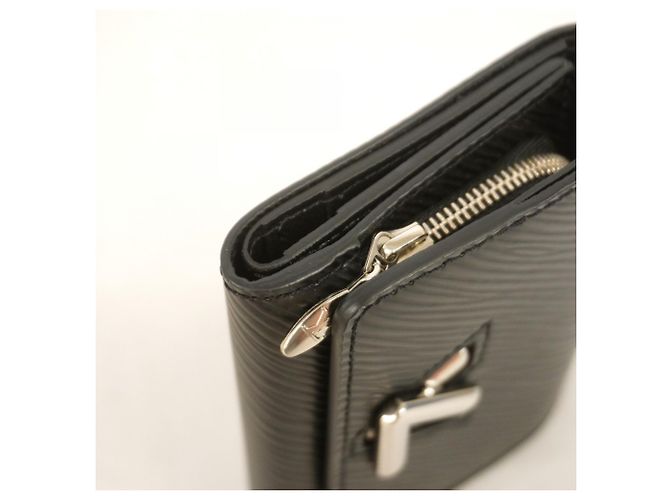 Louis Vuitton Noir Tri-fold Wallet Schwarz - Ansicht 7