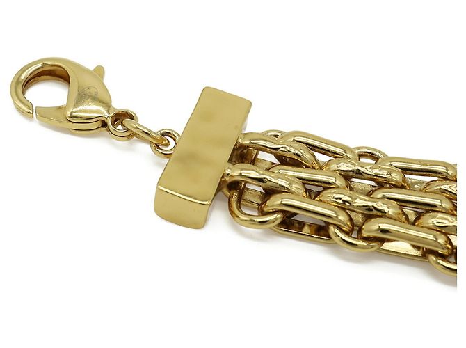 Bracciale Charm Matelassé Coco Mark Chanel D'oro - vista 5