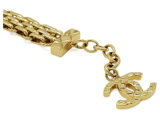 Bracciale Charm Matelassé Coco Mark Chanel D'oro - vista 6