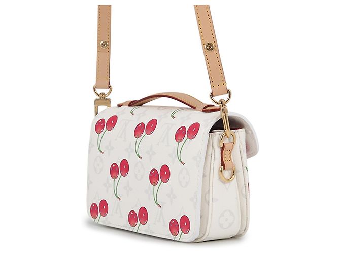 Borsa a tracolla Louis Vuitton Monogram Cherry Bianco Monogramma - vista 2