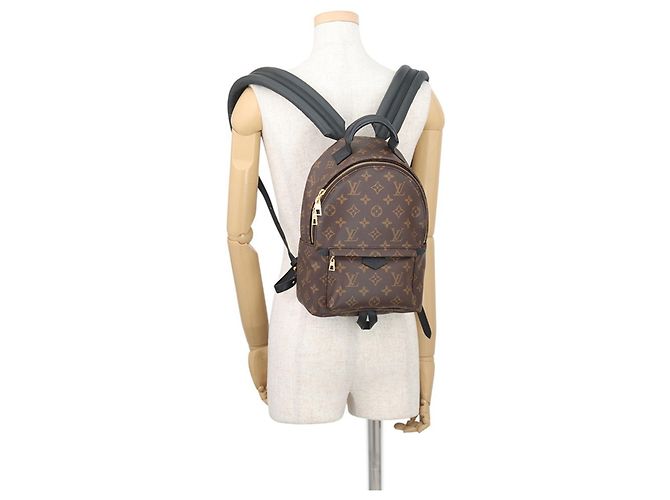 Zaino Louis Vuitton Palm Springs PM Nero - vista 4