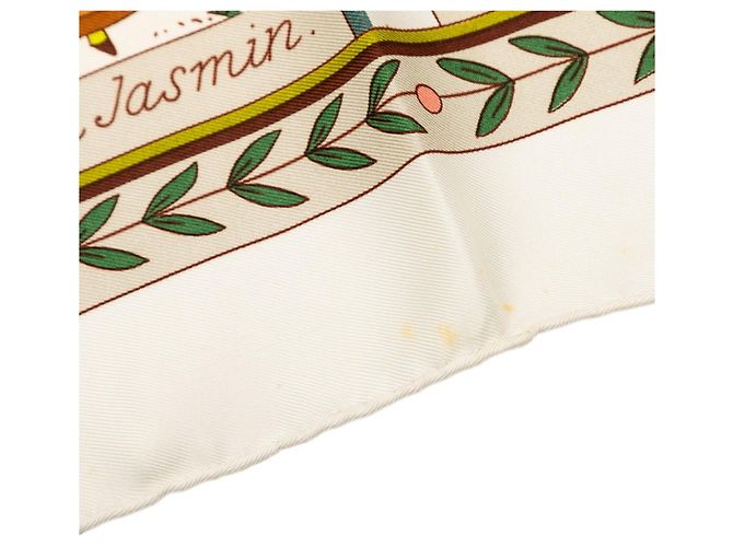 Hermès Hermes Carre 90 Fluid Rufrachissante Scarf Multicolore Beige - vista 5