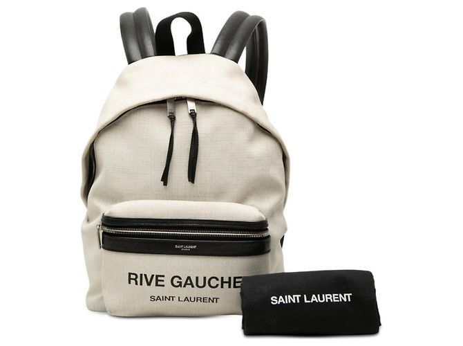 Zaino Saint Laurent Rive Gauche Bianco - vista 7