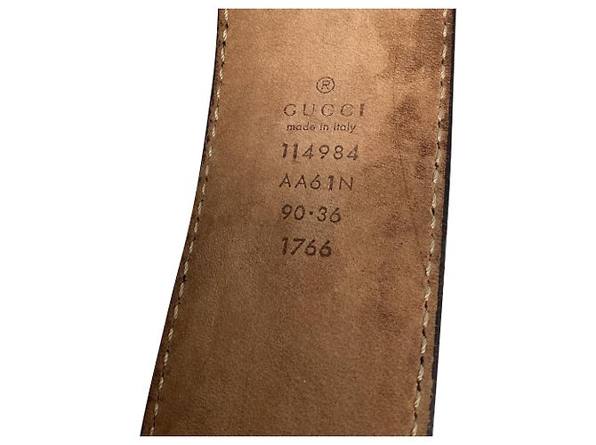 Cinturón Gucci Guccissima con hebilla Interlocking G en cuero negro - vista 5