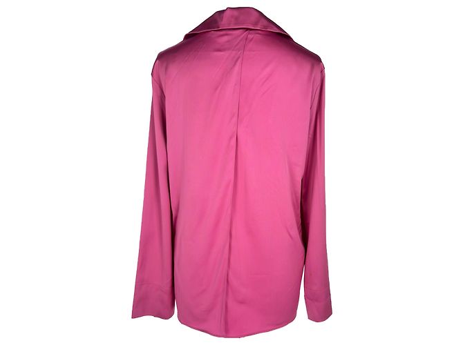 Camicia La Chemise Notte di Jacquemus in raso rosa - vista 3