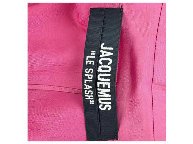 Camicia La Chemise Notte di Jacquemus in raso rosa - vista 4