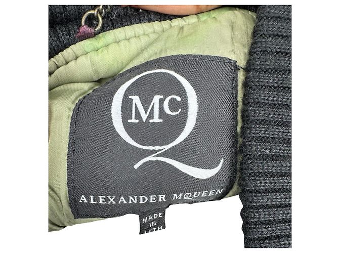 Giacca bomber McQ Alexander McQueen in poliammide nera Nero - vista 7